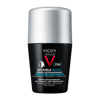 Vichy Homme Invisible Resist 72 h Antyperspirant przeciw śladom 50 ml