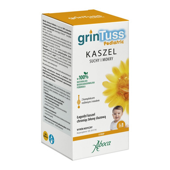 GrinTuss Pediatric Syrop na kaszel suchy i mokry 180 g