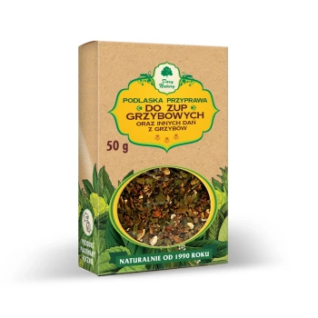 Podlaska przyprawa do zupy grzybowej i innych dań 50 g Dary Natury