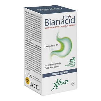 Aboca NeoBianacid Nadkwaśność i Refluks 14 tabletek do ssania