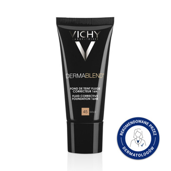 Vichy Dermablend Fluid korygujący o przedłużonej trwałości SPF 28 45 GOLD 30 ml