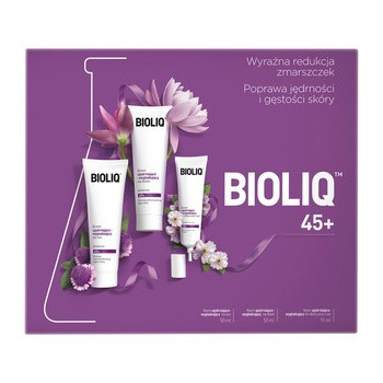 Bioliq 45+ Krem na dzień 50ml+Krem na noc 50ml+Krem do skóry wokół oczu, ust 30ml