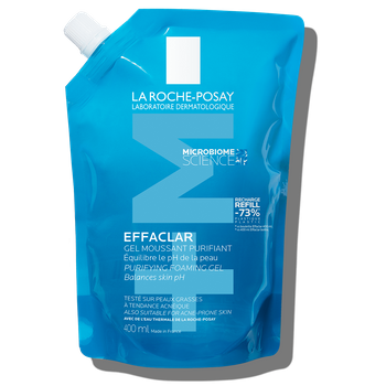 La Roche-Posay Effaclar Oczyszczający żel do skóry tłustej 400 ml Opakowanie uzupełniające