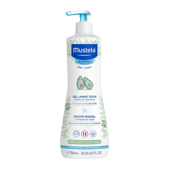 Mustela Bebe-Enfant Delikatny żel do mycia z organicznym awokado 750 ml
