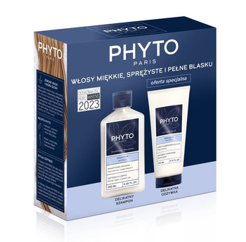 PHYTO Softness Szampon 250 ml + Odżywka 175 ml Zestaw