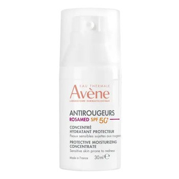 Avene Eau Thermale Antirougeurs Rosamed, koncentrat nawilżający SPF 50+ 30 ml