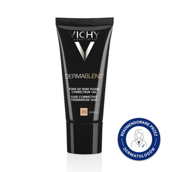Vichy Dermablend Fluid korygujący o przedłużonej trwałości SPF 28 20 Vanilla 30 ml
