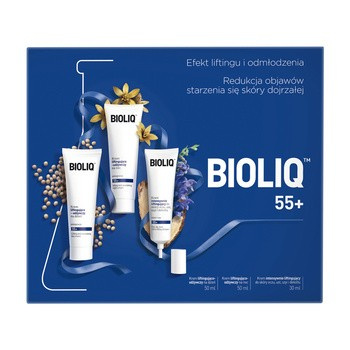 Bioliq 55+ Krem na dzień 50ml+Krem na noc 50ml+Krem do skóry wokół oczu, ust 30ml