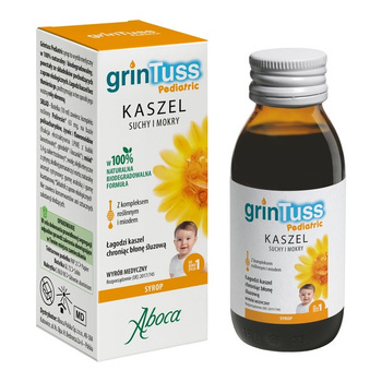 GrinTuss Pediatric Syrop na kaszel suchy i mokry 128 g