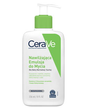 CeraVe Nawilżająca emulsja do mycia dla skóry normalnej i suchej 236 ml