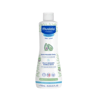 Mustela Bebe-Enfant Płyn "Bąbelkowa Kąpiel" z organicznym awokado 750 ml