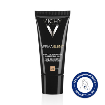 Vichy Dermablend Fluid korygujący o przedłużonej trwałości SPF 28 35 Sand 30 ml