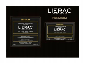 LIERAC Premium Bogaty krem przeciwzmarszczkowy 50 ml + REFILL 50 ml Zestaw