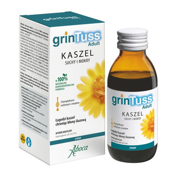 GrinTuss Adult Syrop na kaszel suchy i mokry 128 g