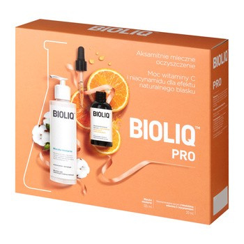 Bioliq Zestaw Promocyjny Serum PRO z witaminą C i niacynamidem 20ml+Mleczko micelarne 135 ml